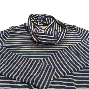 Woman's Vintage XS Striped J. Crew Cowl Neck Sweater